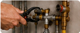 Reparación de conexión de gas